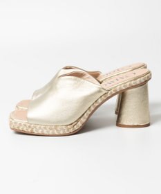 gaimo 【GAIMO/ガイモ】Vカットスクエアヒールサンダル