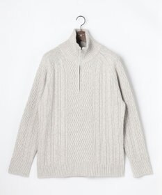 JOSEPH ABBOUD 【キングサイズ・柔らか】ラムコットンハイネックジップ セーター