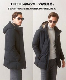 GOTAIRIKU 【仕事で着用可】MINOTECH メランジラミネート ダウンコート(23年モデル)