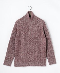 JOSEPH ABBOUD 【キングサイズ・柔らか】ラムコットンハイネックジップ セーター