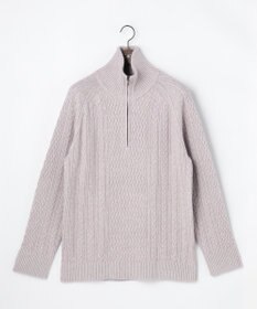 JOSEPH ABBOUD 【キングサイズ・柔らか】ラムコットンハイネックジップ セーター