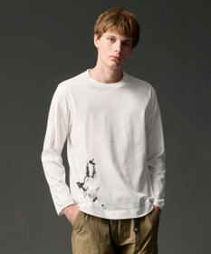 JOSEPH ABBOUD MOUNTAIN 【テーム・ヤルヴィモチーフ】プレーティング天竺 ロングTシャツ