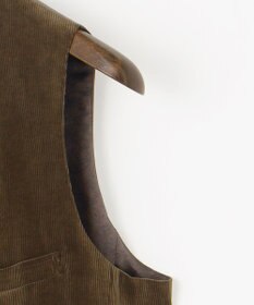 JOSEPH ABBOUD 【遠州産素材/オーガニックコットン】ソフトコーデュロイ ベスト