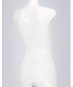 une nana cool 綿100% リブ編みコットン タンクトップ