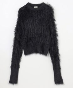 NAVE 【ReNAVE・洗える】メルティーシャギーニット プルオーバー