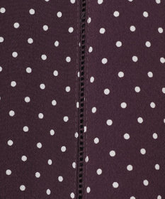 J.PRESS LADIES 【洗える】 ドットプリント フレアー スカート