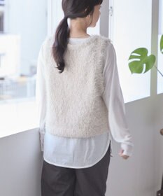 AMERICAN HOLIC リボンシャギーベスト