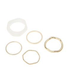 AMERICAN HOLIC ５ＳＥＴ　アクリル×メタルリング