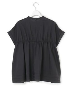 23区 S 【撥水加工/洗える】シアーナイロンツイル ギャザー ブラウス