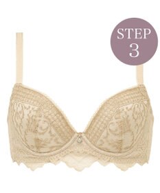 BRADELIS New York 【BRADELIS New York ブラデリス】ジャクリーンステップ3ブラ24A1 育乳補整 補正 ブラジャー 下着 幅狭ワイヤーでバストを整える