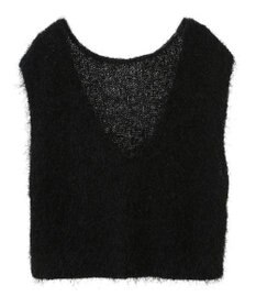 AMERICAN HOLIC 選べる丈２サイズ前後２ｗａｙシャギーベスト