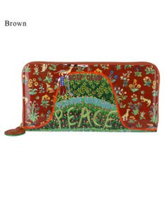 tsumori chisato CARRY ガーデンゴルフクラブ ラウンドファスナー長財布