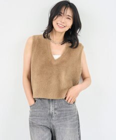 UNFILO L ナイロンシャギー ベスト