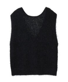 AMERICAN HOLIC 選べる丈２サイズ前後２ｗａｙシャギーベスト