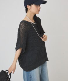 AMERICAN HOLIC 透かし畦ルーズニット