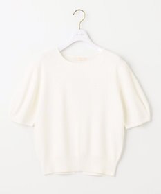 ANY SIS 【洗える】タックスリーブパール調 ニット