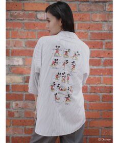 Green Parks ミッキーフレンド／体操プリント半袖シャツ