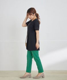 Tiaclasse L 【洗える・接触冷感・紫外線ケア・サラごこち】はしごレースチュニック