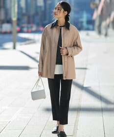 ICB アセテートダブルサテン スティックパンツ