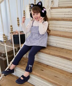 ANY KIDS 総柄リボンドッキングチュニック