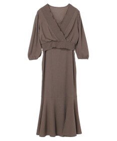 earth music&ecology ＳＥＴ２点カシュクールプルオーバー＋ワンピース