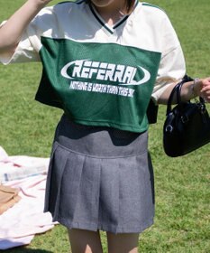 WEGO 2ライン切り替えメッシュショートT