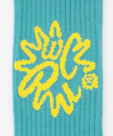 PW CIRCULUS 【虫よけ加工】【MEN】サークルロゴ ミドルソックス  ゴルフ