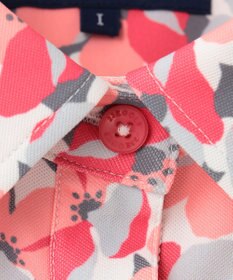 23区GOLF 【WOMEN】【吸水速乾・UVケア】ＳＡＫＵＲＡモチーフプリント 半袖シャツ