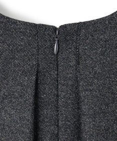 23区 S ラメミックスツイード Vネックワンピース