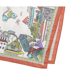 UNBILLION カシュネ cache nez / 横浜アーカイブツイルスカーフ「ヴィレッジ」