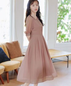 Tiaclasse 【新色追加】シフォンワンピース