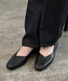 Pointer 日本製 本革Vカットパンプス