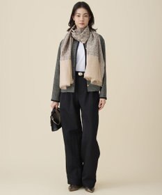 自由区 レースエンブロイダリー ストール