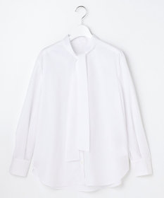 自由区 L 【カタログ掲載】ナチュラルタッチボウタイ ブラウス