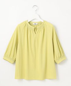 J.PRESS LADIES 【洗える】トリコットバイオ シャーリング カットソー