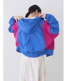 earth music&ecology コクーンギャザー切替ブルゾン