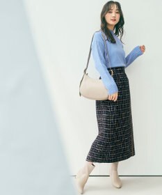 ANY SIS 【洗える】サイドケーブルアンゴラブレンド ニット