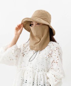 AURORA 【 Beaurance （ビューランス）】サマーシールドタレ付きはっ水クロッシェハット