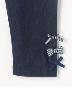 ANY KIDS 裾リボン 無地レギンス