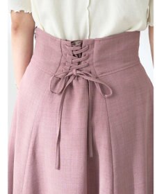 earth music&ecology バックレースアップスカート