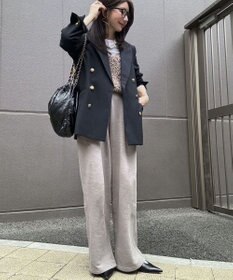 Green Parks タック入り裏起毛スウェットパンツ