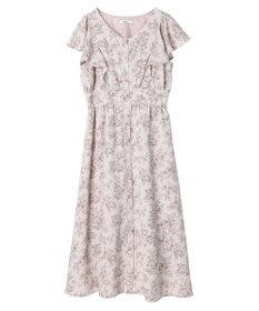 earth music&ecology フラワーフレアワンピース