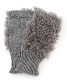 UNFILO フェイクファー グローブ