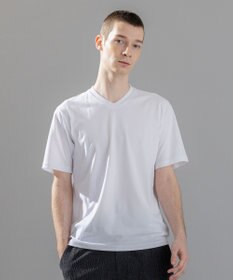 JOSEPH HOMME 【新素材】ハイゲージベアスムース　VネックＴシャツ