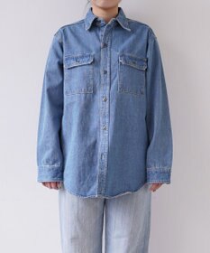 woadblue ＜坪田あさみさんコラボ＞CPOデニムジャケット ライトブルー