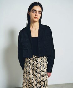 GRACE CONTINENTAL クロップドミリタリージャケット