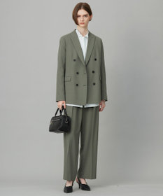 ICB ウール2WAYストレッチ ダブルブレストジャケット