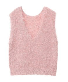 AMERICAN HOLIC 選べる丈２サイズ前後２ｗａｙシャギーベスト