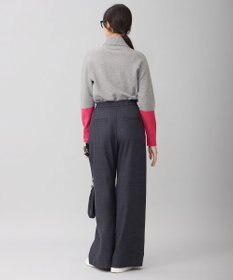 自由区 【洗える】セミウーステッドウールタートルネック ニット