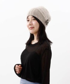 AURORA 【 LANVIN COLLECTION（ランバン コレクション） 】斜め切り替えニットワッチ